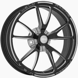 Weld Full Throttle 1-Piece 17x11 / 5x115 5.7 BS Black High Pad - Mammoth Racing -