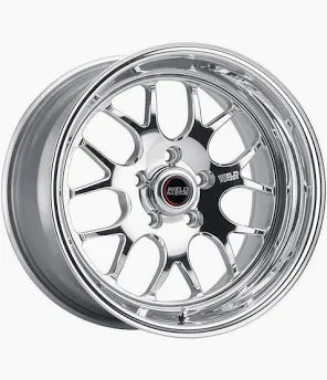 Weld S77 HD 17x8 / 5x4.75 BP / 3.18in. BS Polished Wheel (Low Pad) - Non-Beadlock - Mammoth Racing -