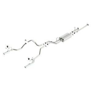 Borla 14-15 Toyota Tundra 4.6L/5.7L Crew Max SB DC SB Touring Cat Back Exhaust Dual Split Rear Exit - Mammoth Racing -