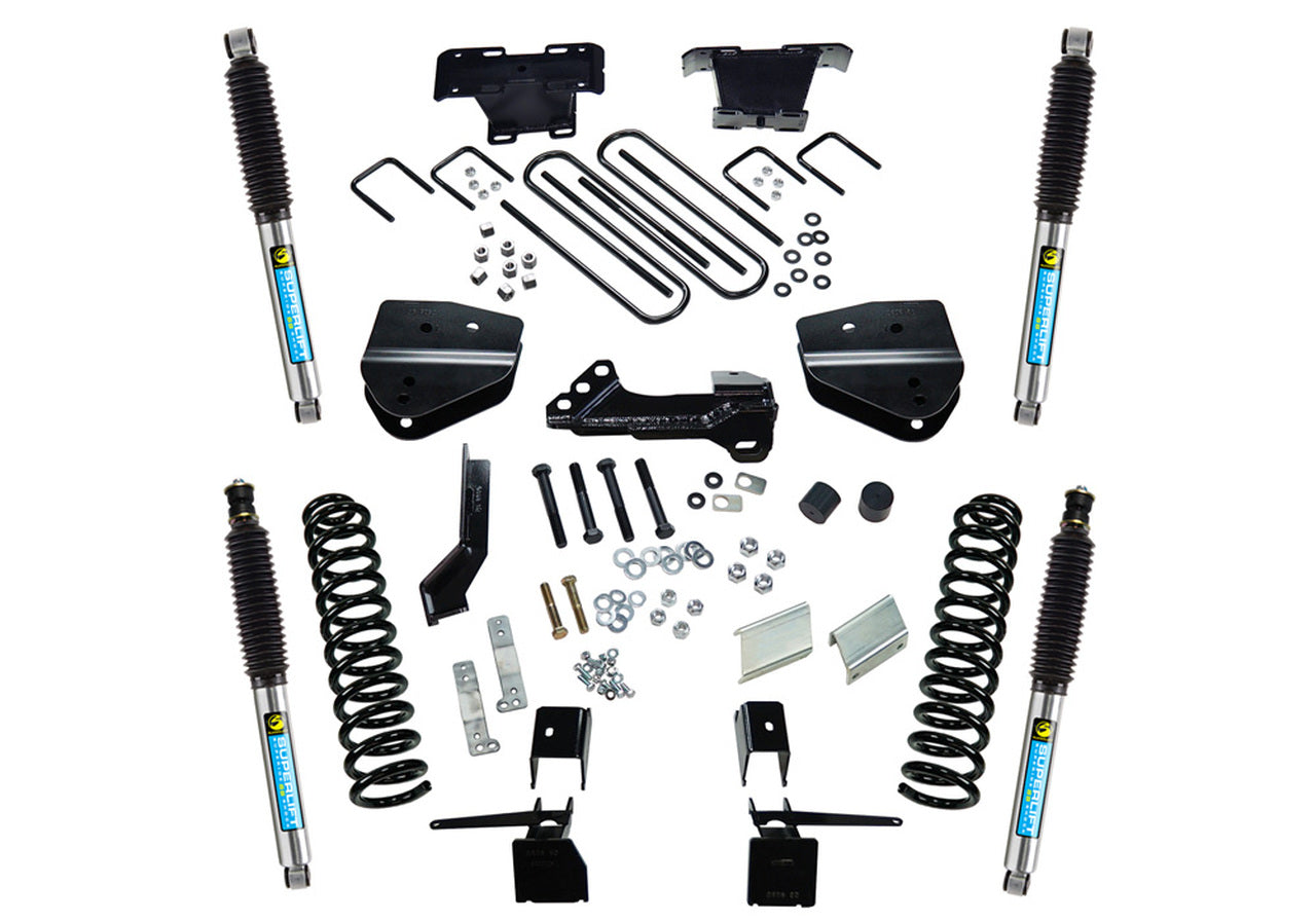 Superlift 17-19 Ford F-250/F-350 SuperDuty 4WD (Diesel Only) 4in Lift Kit w/ Bilstein Shocks - Mammoth Racing -