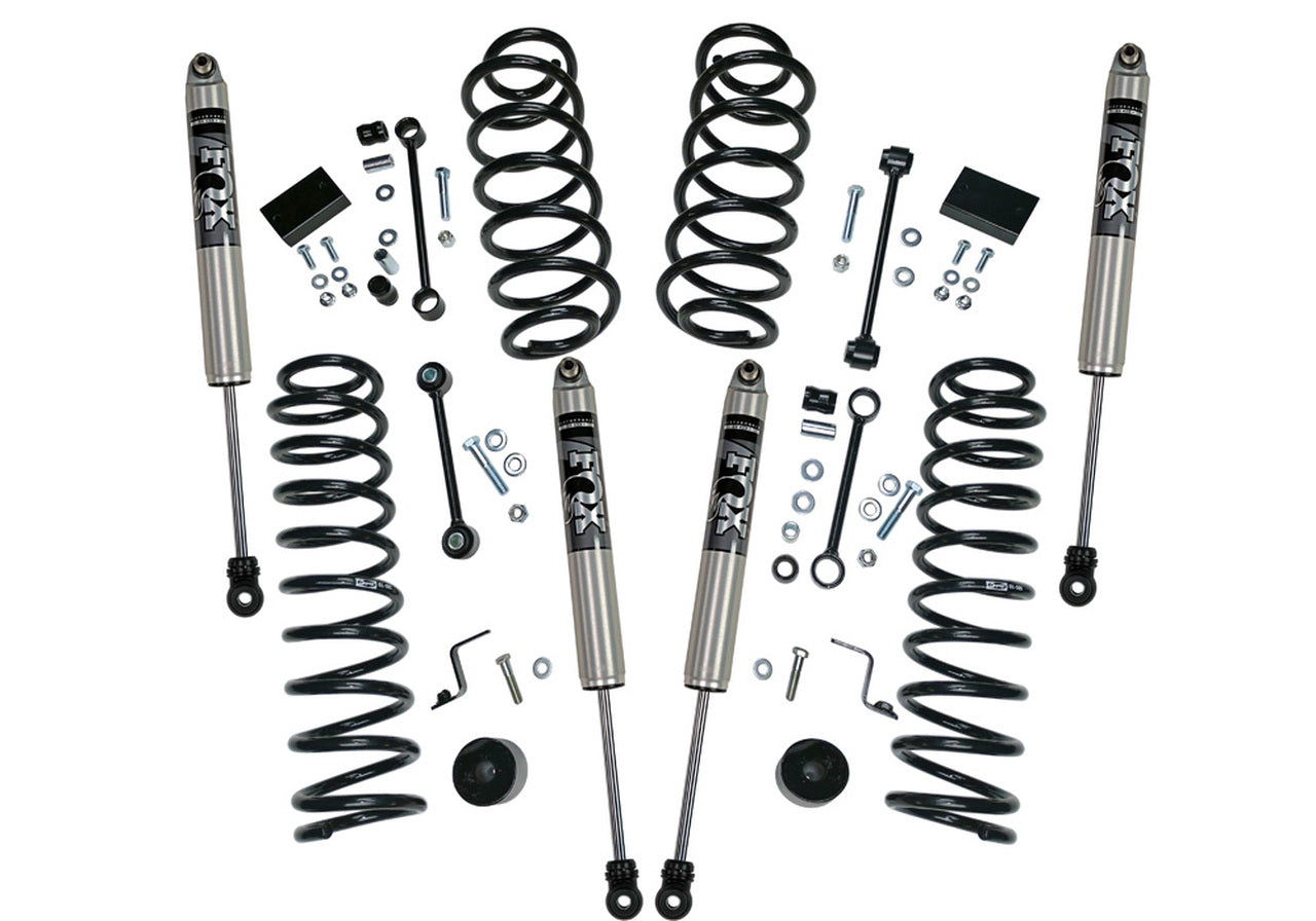 18-19 Jeep Wrangler JL Unlimited 2.5in Dual Rate Coil Lift Kit- Incl Rubicon w/ Fox Shocks - Mammoth Racing -