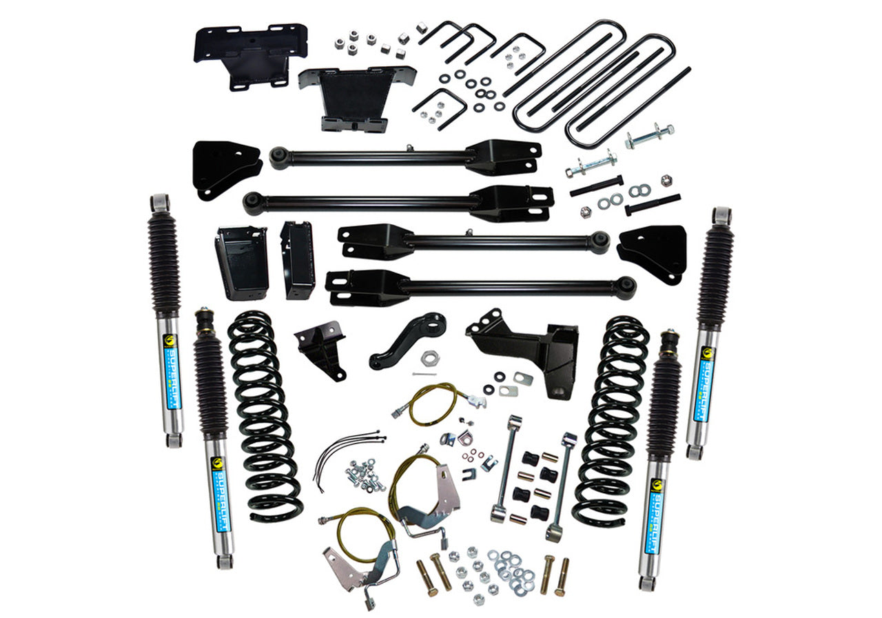 Superlift 08-10 Ford F-250/F-350 SuperDuty 4WD 6in Lift Kit w/ Bilstein Shocks - Mammoth Racing -