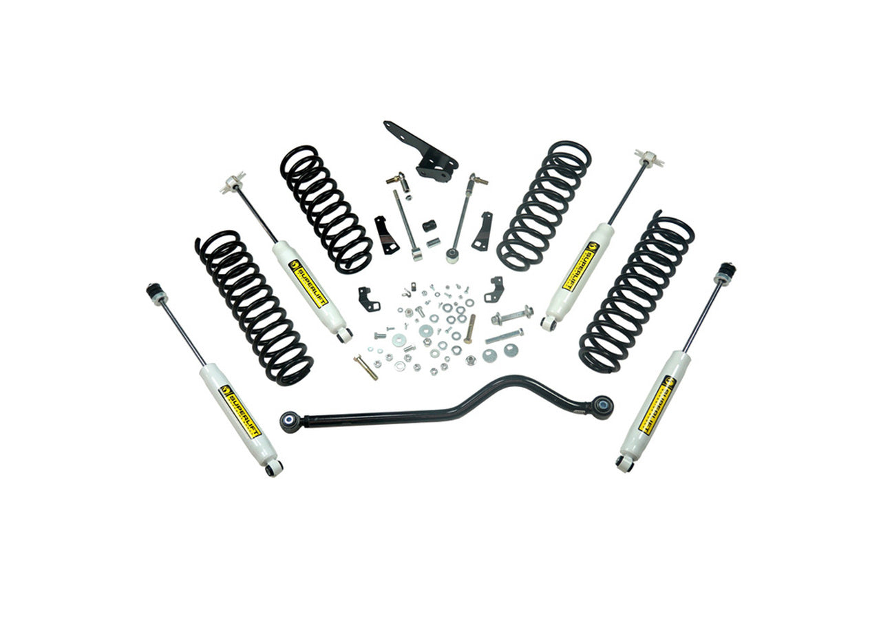 Superlift 07-18 Jeep Wrangler JK 2 Door 4in Lift Kit Standard Kit w/ Superlift Shocks - Mammoth Racing -