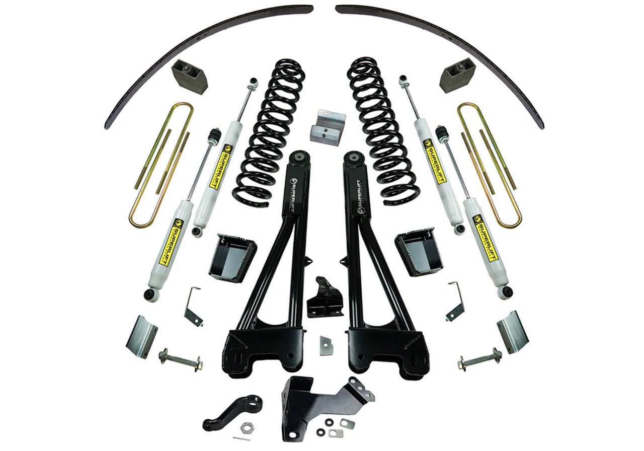 Superlift 11-16 Ford F-250/F-350 SuperDuty 4WD 8in Lift Kit w/ Repl Radius Arms & Superlift Shocks - Mammoth Racing -