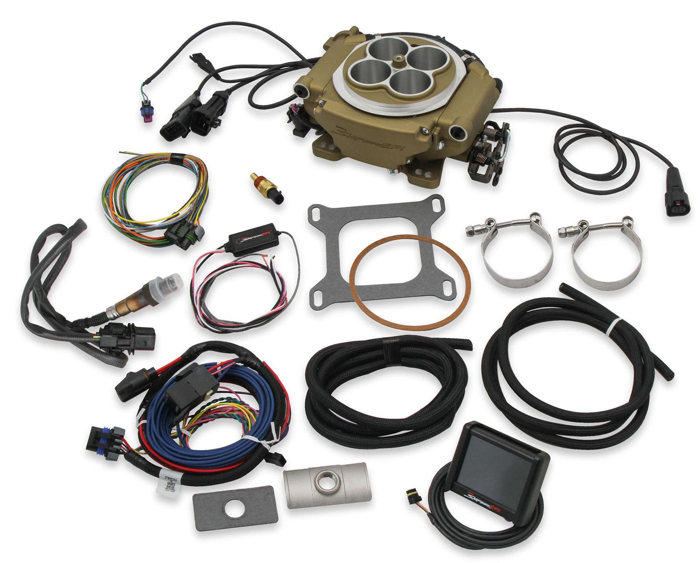 550-516 Holley Sniper EFI Self-tuning KIT - Classic Gold Finish - Mammoth Racing -