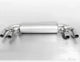 Remus 2014 BMW M3 F80 Sedan 3.0L 317 Kw (S55B30) Axle Back Exhaust w/Black Chrome Tail Pipe Set - Mammoth Racing