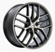 BBS CC-R 20x8.5 5x114.3 ET40 Satin Platinum Polished Rim Protector Wheel -82mm PFS/Clip Required - Mammoth Racing -