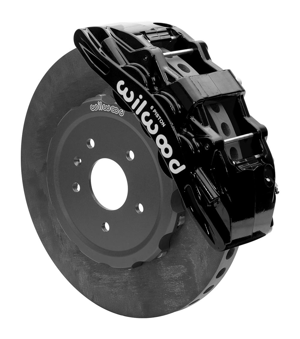 Wilwood Sx6r Wccb Carbon-Ceramic Front Brake Kit 15in Plain Face Black 05-13 Chevy Corvette - My Store
