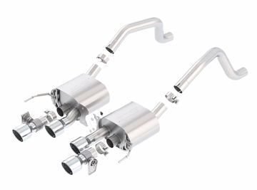 Borla 15 Chevy Corvette C7 ZO6 6.2L w/o AFM NPP S-Type Quad RD RL IC Tips Center Rear Exit Exh - Mammoth Racing -
