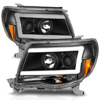 ANZO 05-09 Toyota Tacoma Projector Light Bar Style Headlights w/ C Light Bar - My Store