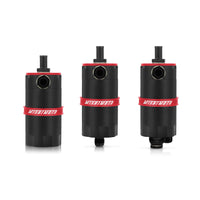 Mishimoto Universal Baffled Oil Catch Can - Red - Mammoth Racing -