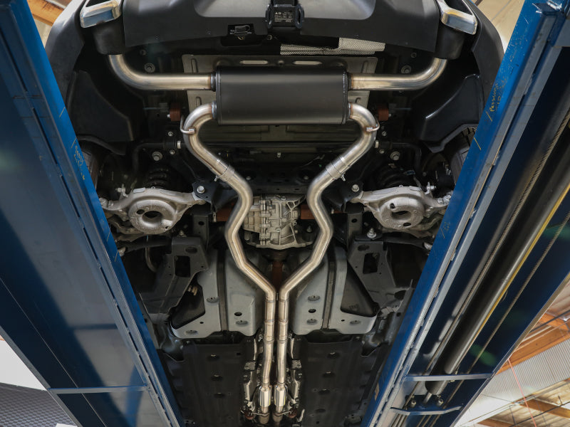 aFe Vulcan Series 2 1/2in 304 SS Cat-Back 19-20 Ford Edge ST V6 2.7L(tt) - Mammoth Racing -