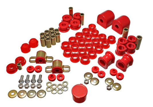 Energy Suspension 91-94 Nissan Sentra/NX1600/2000 Red Hyper-Flex Master Bushing Set - My Store