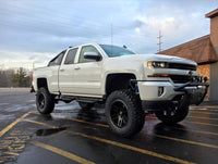 Superlift 07-16 Chevy Silv 4WD 8in Lift Kit w/ OE Cast Steel Control Arms & King Coilovers & Shocks - Mammoth Racing -
