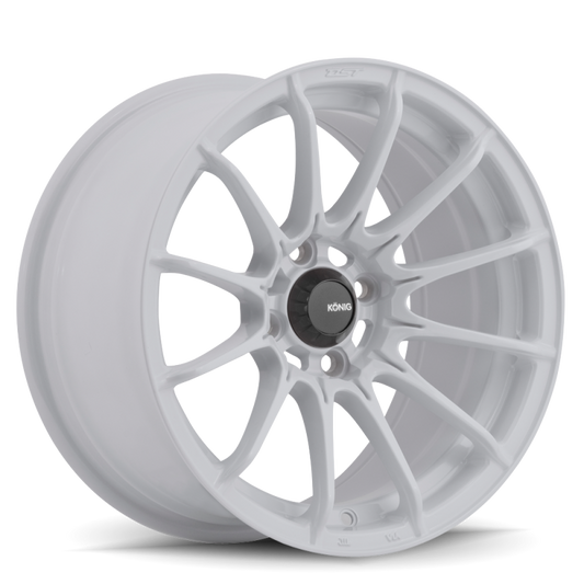 Konig Dial In 15x7 4x100 Et35 Gloss White - Mammoth Racing -