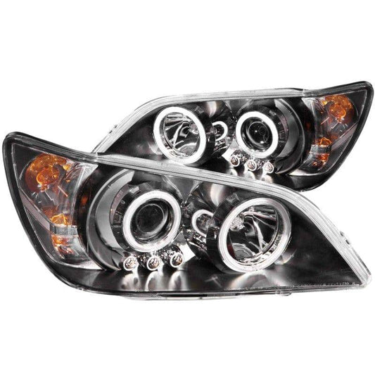 ANZO 2001-2005 Lexus Is300 Projector Headlights w/ Halo Black - My Store