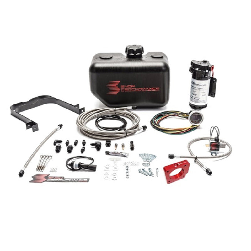 Snow Performance 05-14 STI Stg 2 Boost Cooler Water Injection Kit w/SS Brd Line & 4AN Fittings - My Store