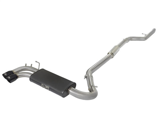 aFe MACHForce XP Exhausts Cat-Back SS-304 w/ Black Tips 12-16 BMW 328i/428i (F30/F32) (t) N20 - Mammoth Racing -
