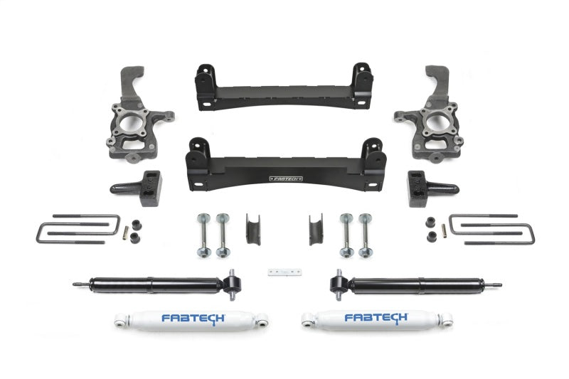 Fabtech 15-20 Ford F150 2WD 4in Basic Sys w/Rr Perf Shks - Mammoth Racing -