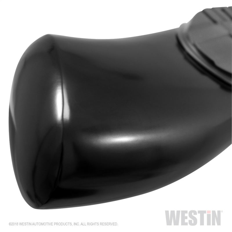 Westin 2019 Chevrolet Silverado Crew Cab w/ 6.5ft Bed PRO TRAXX 5 W2W Oval Nerf Step Bars - Black - Mammoth Racing -