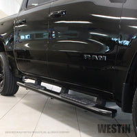 Westin 2019 Ram 1500 Crew Cab (Excl. 2019 Ram 1500 Classic) PRO TRAXX 5 Oval Nerf Step Bars - Black - Mammoth Racing -