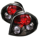 Spyder Hyundai Santa Fe 01-06 (01-04 Model use 3 Bulbs only)Euro Tail Lights Blk ALT-YD-HYSF01-BK - Mammoth Racing -