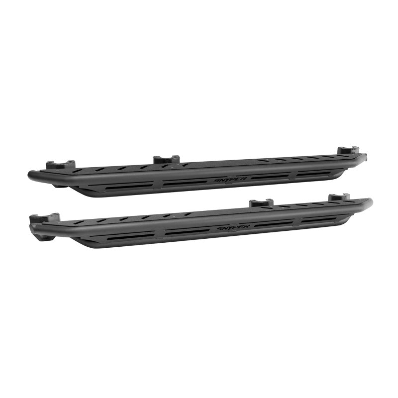 Westin/Snyper 07-17 Jeep Wrangler Unlimited Triple Tube Rock Rail Steps - Textured Black - Mammoth Racing -
