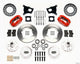Wilwood Forged Dynalite Front Kit 11.00in Red AMC 71-76 OE Disc w/o Bendix Brakes - Mammoth Racing -