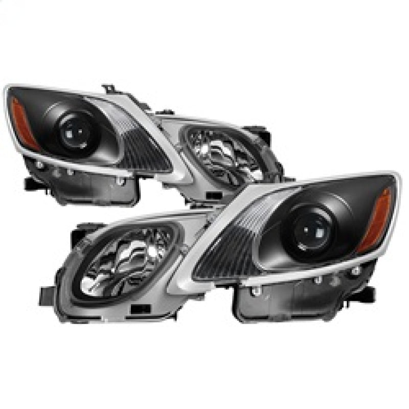 Xtune Lexus Gs 06-11 OE Projector Headlights (w/AFS. Hid Fit) Black PRO-JH-LGS06-AFS-AM-BK - Mammoth Racing -