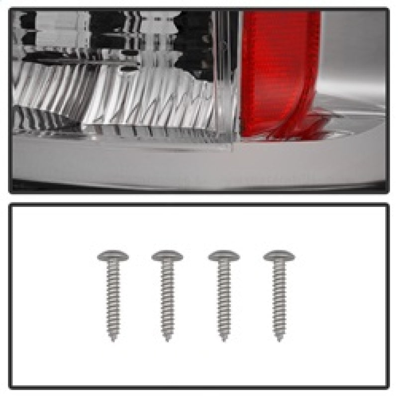Spyder Dodge Ram 07-08 1500/Ram 07-09 2500/3500 LED Tail Lights Chrome ALT-YD-DRAM06-LED-C - Mammoth Racing -