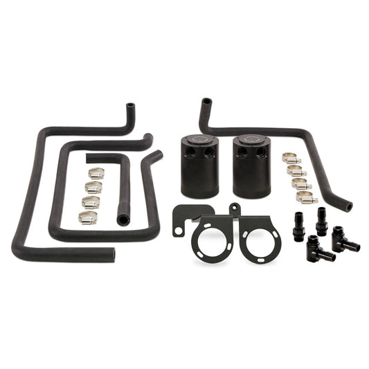 Mishimoto 09+ Nissan 370Z Direct Fit Baffled Oil Catch Can - Black - Mammoth Racing -