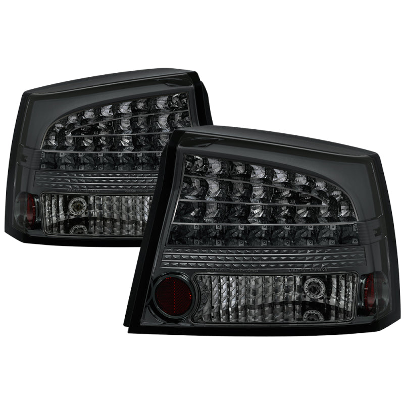 Spyder Dodge Charger 06-08 LED Tail Lights Smoke ALT-YD-DCH05-LED-SM - Mammoth Racing -