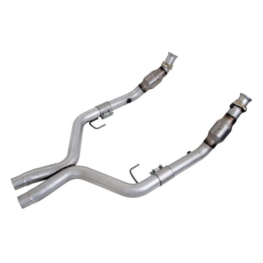 BBK 05-10 Mustang 4.6 GT High Flow X Pipe With Catalytic Converters - 2-3/4 - My Store