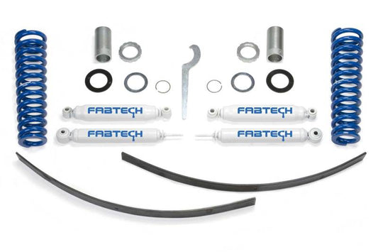 Fabtech 95.5-04 Toyota Tacoma Prnnr 6 Lug Mdls 2/4wd 0-3.5in Basic Adj C/O Sys w/Perf Rr Shks - My Store