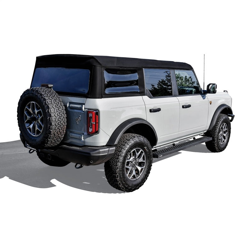 Westin Grate Steps Running Boards 75 in - Textured Black - Mammoth Racing -