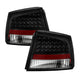 Xtune Dodge Charger 06-08 LED Tail Lights Black ALT-JH-DCH05-LED-BK - Mammoth Racing -