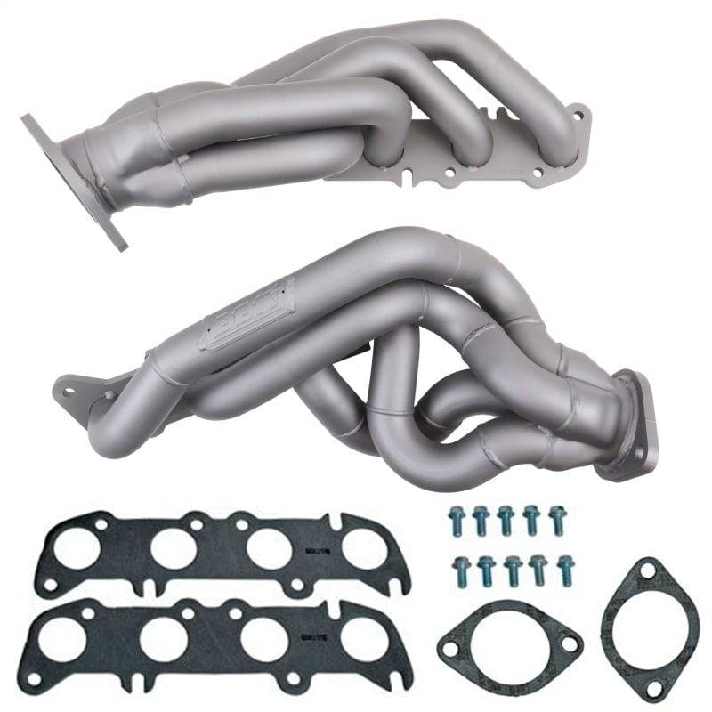 BBK 11-14 Mustang GT Shorty Tuned Length Exhaust Headers - 1-5/8 Titanium - Mammoth Racing -