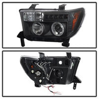 Spyder Toyota Tundra 07-133 Projector Headlights LED Halo LED Blk PRO-YD-TTU07-HL-BK - Mammoth Racing -