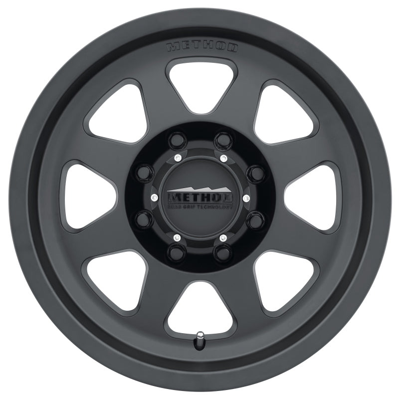 Method Mr701 17x8.5 0mm Offset 8x6.5 130.81mm CB Matte Black Wheel - Mammoth Racing -