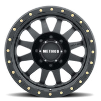 Method Mr304 Double Standard 16x8 0mm Offset 8x6.5 130.81mm CB Matte Black Wheel - Mammoth Racing -