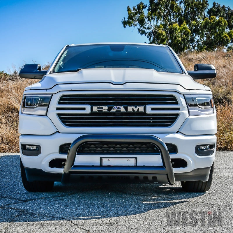 Westin 19-22 Ram1500 (Excl. 19-22 1500 Classic/Rebel/Warlock) E-Series Bull Bar - Black - Mammoth Racing -
