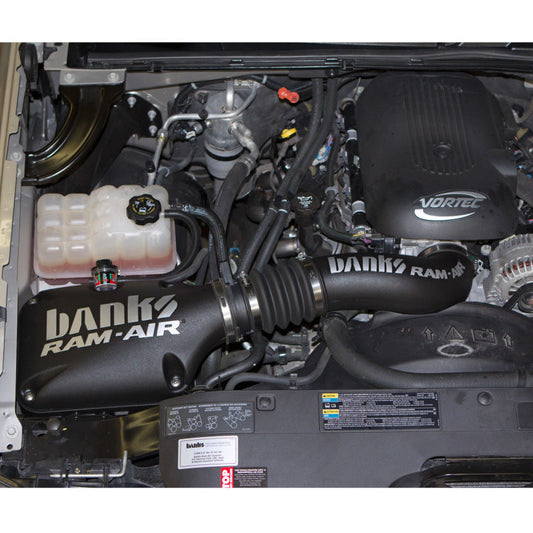 Banks Power 99-08 Chev/GMC 4.8-6.0L SUV (Full Size Only) Ram-Air Intake System - Dry Filter - Mammoth Racing -