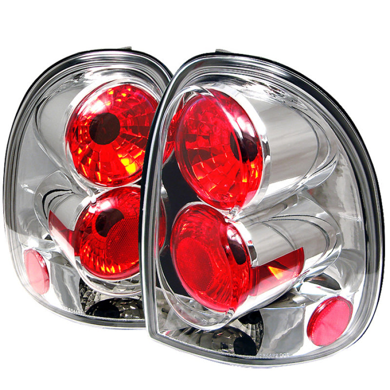 Spyder Dodge Caravan/Grand Caravan 96-00Euro Style Tail Lights Chrome ALT-YD-DC96-C - Mammoth Racing -