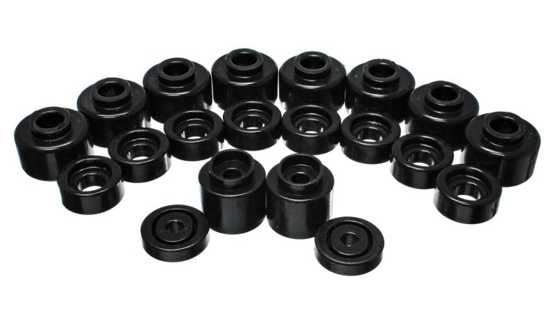 Energy Suspension Body Mount Set - Black - Mammoth Racing -