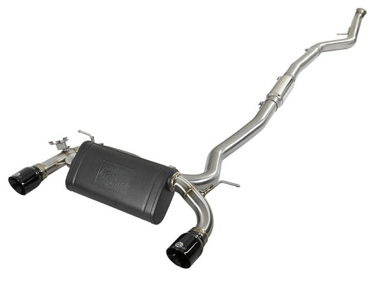aFe MACH Force-Xp 3in 304 SS Cat-Back Exhaust w/ Black Tips 12-15 BMW 335i (F30) L6 3.0L (t) N55 - Mammoth Racing -