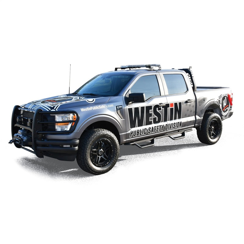 Westin 15-22 Ford F-150 SuperCrew / 17-22 F-250/350 Crew Cab Outlaw Nerf Step Bars - Mammoth Racing -