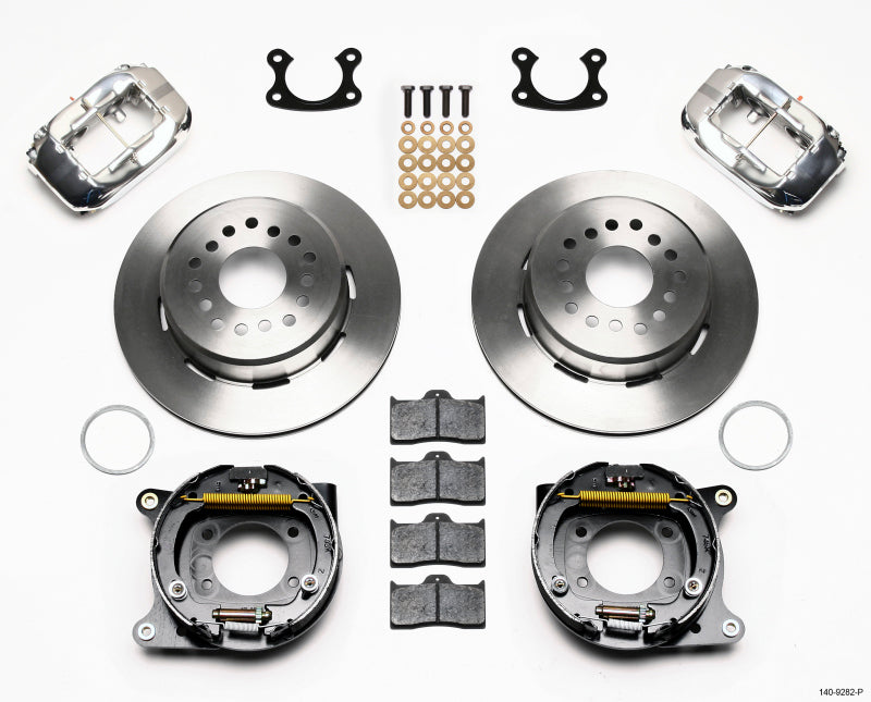 Wilwood Forged Dynalite P/S Park Brake Kit Polish Small Ford 2.50in Offset - My Store
