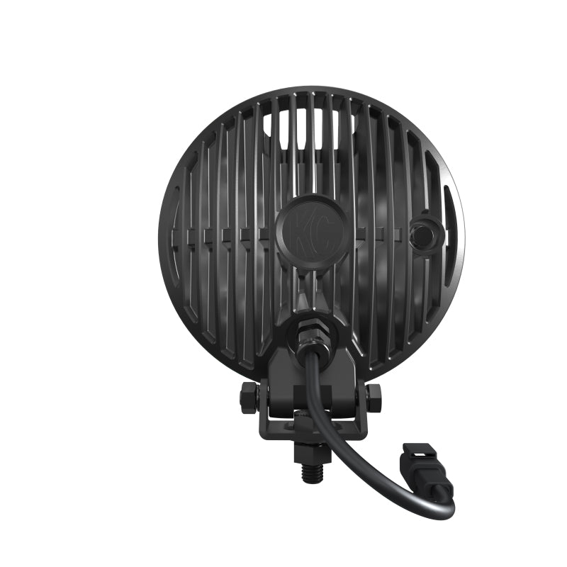 KC HiLiTES SlimLite 6in. LED Light 50w Spot Beam (Pair Pack System) - Black - Mammoth Racing -