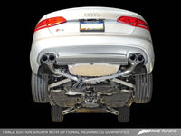 AWE Tuning Audi B8.5 S4 3.0T Track Edition Exhaust - Diamond Black Tips (102mm) - My Store