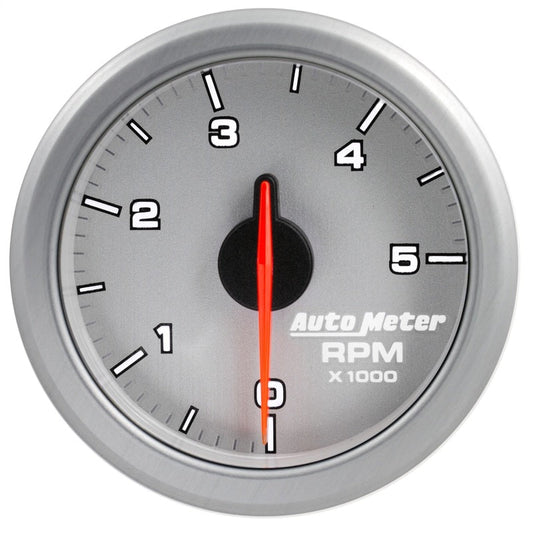 Autometer Airdrive 2-1/6in Tachometer Gauge 0-5k RPM - Silver - My Store